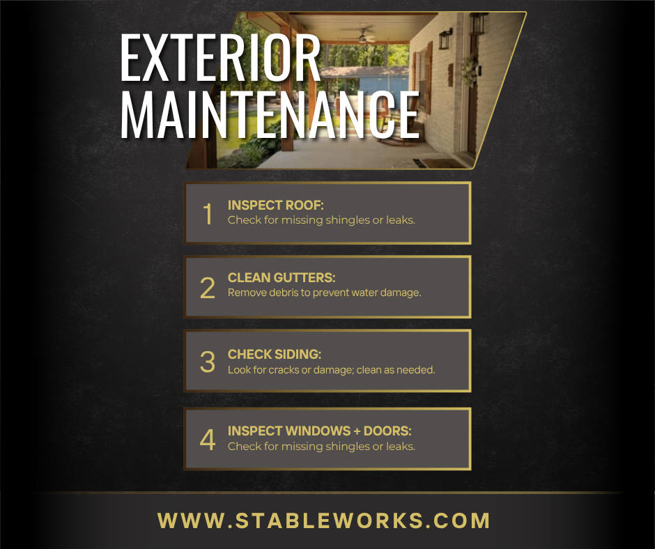 Spring Maintenance Checklist — StableWorks 2